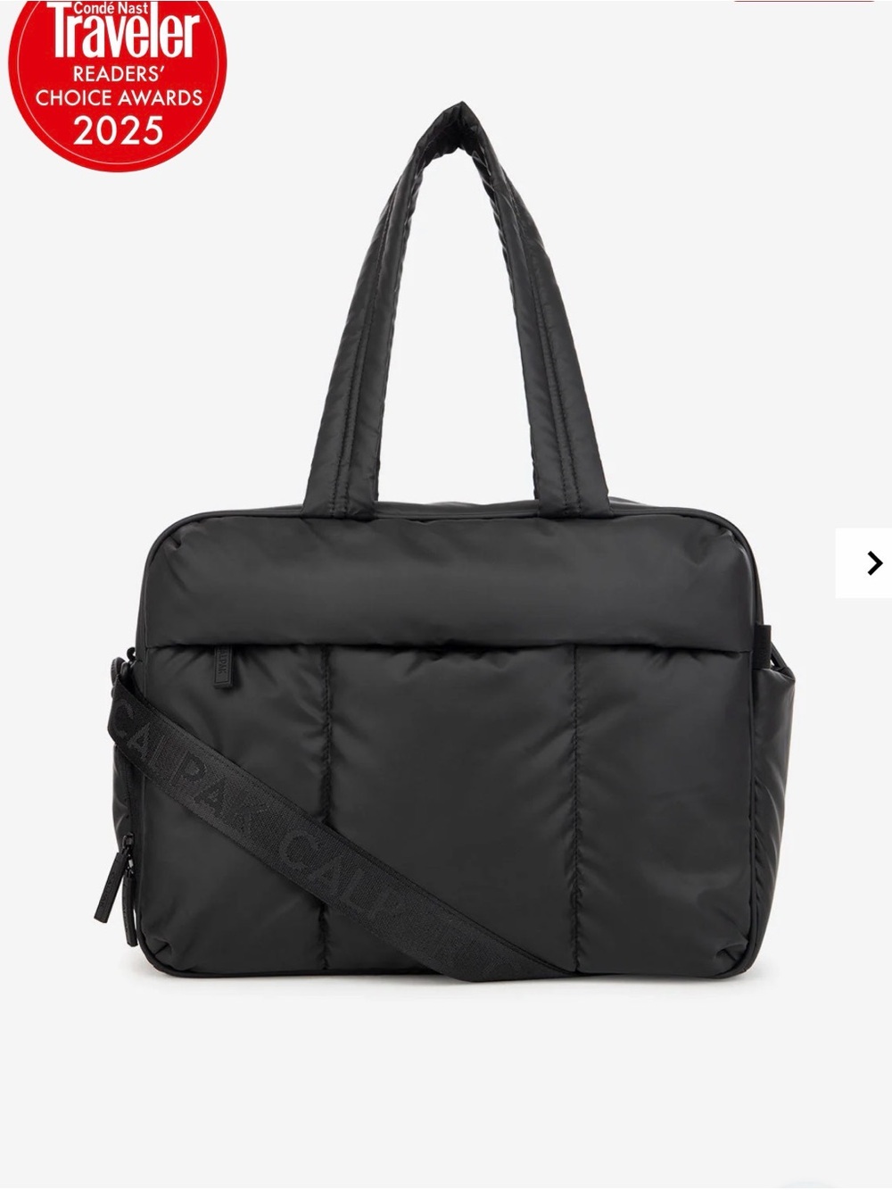 CALPAK Luka Duffel in Matte Black • Excellent Condition - Picture 9 of 11